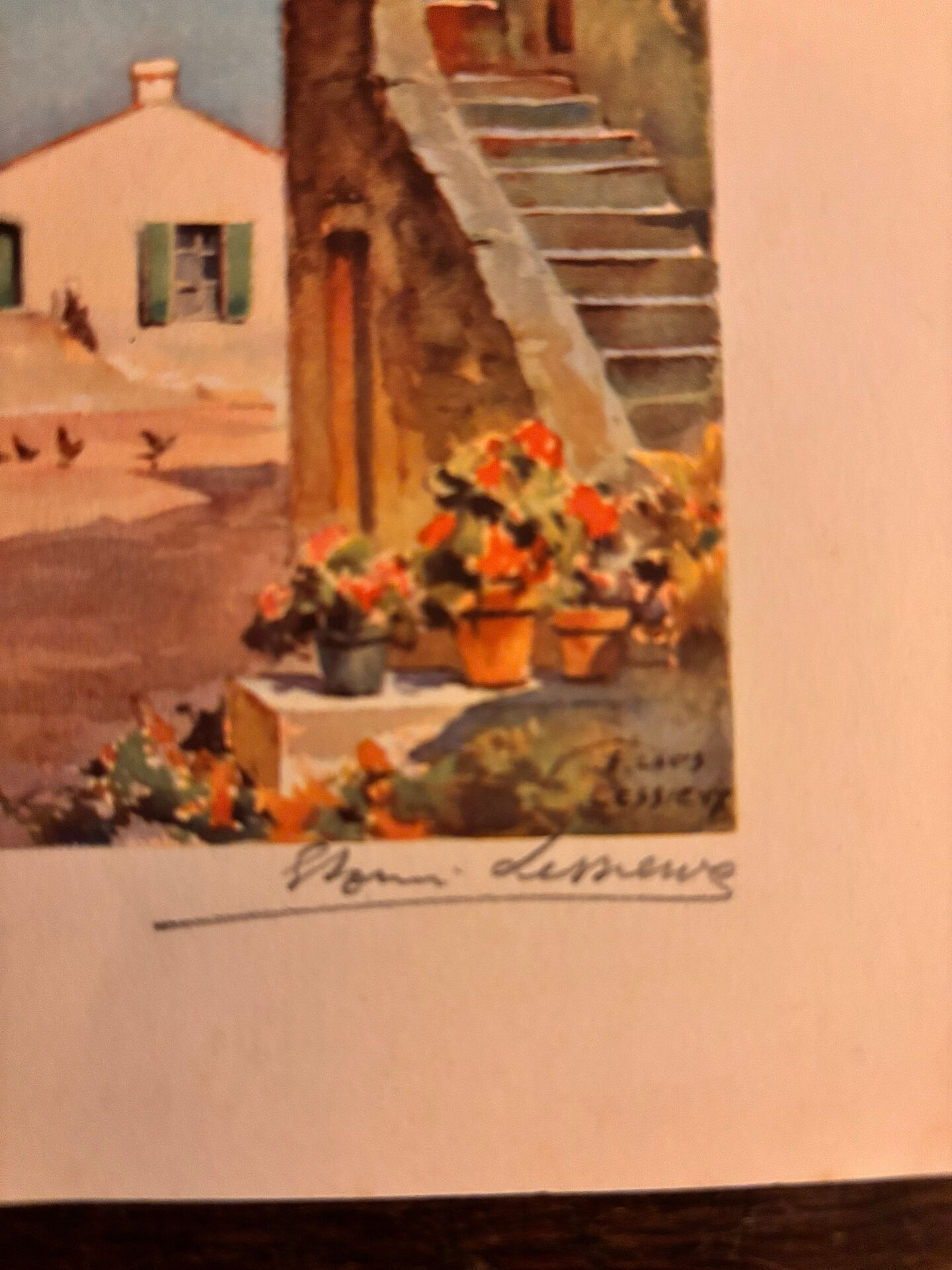 2 Estampes Anciennes / Lithographies. Île d'Oléron par Louis Lessieux