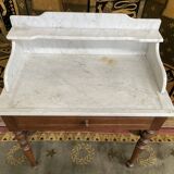 Toilet table - Dressing table Louis Philippe white marble
