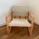 Diana pine armchair by Karin Mobring 1970