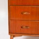 Scandinavian chest of drawers with lock