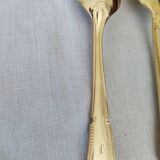 Golden teaspoons, vintage 70s