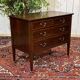 Commode anglaise en acajou et chêne, début XXème