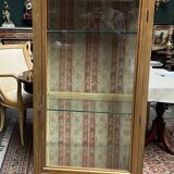 Louis XVI style gilded display case.