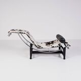 LC4 chaise lounge lounger with leather covering by Cassina