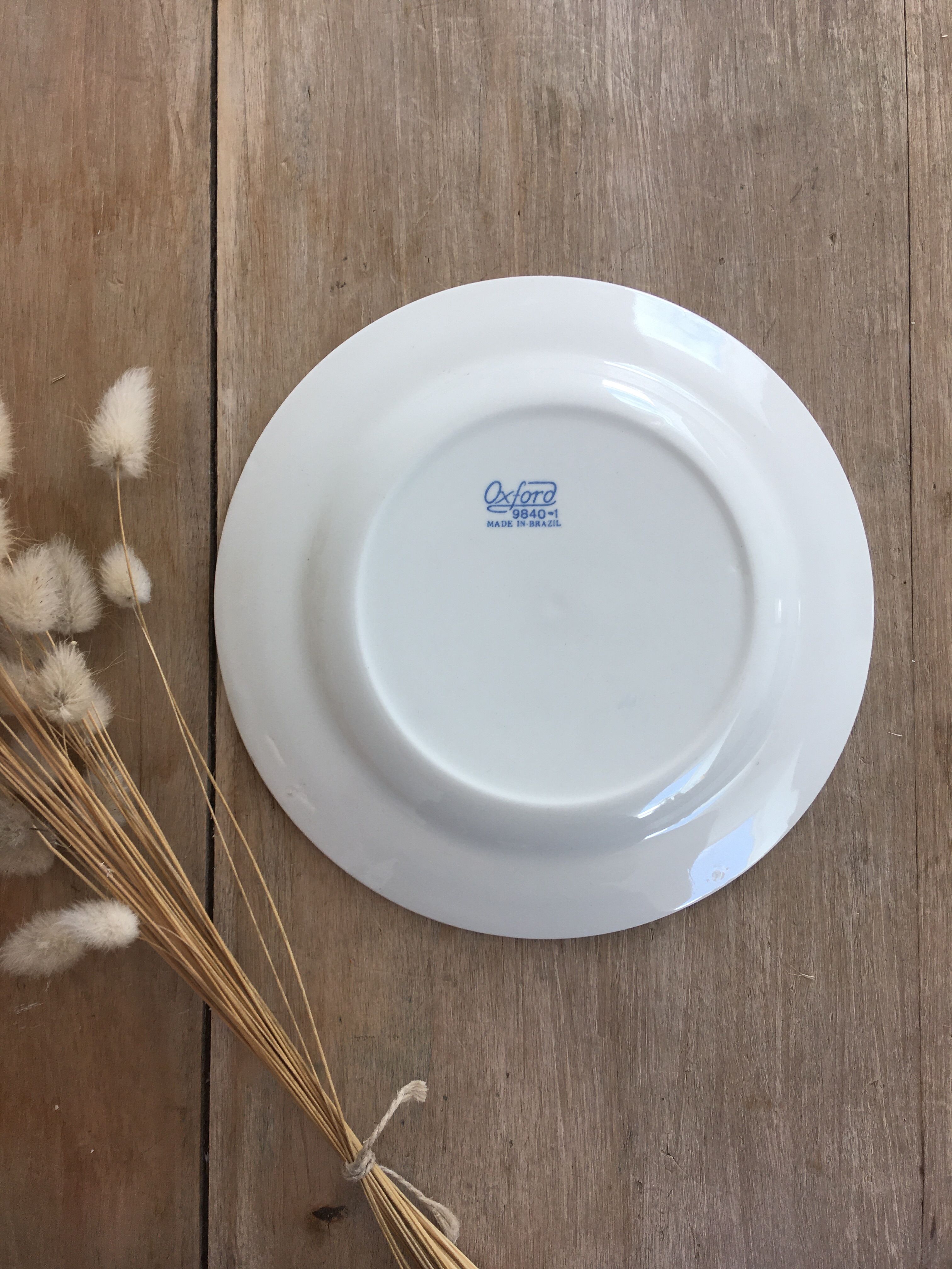 Oxford Flowery Dessert Plates