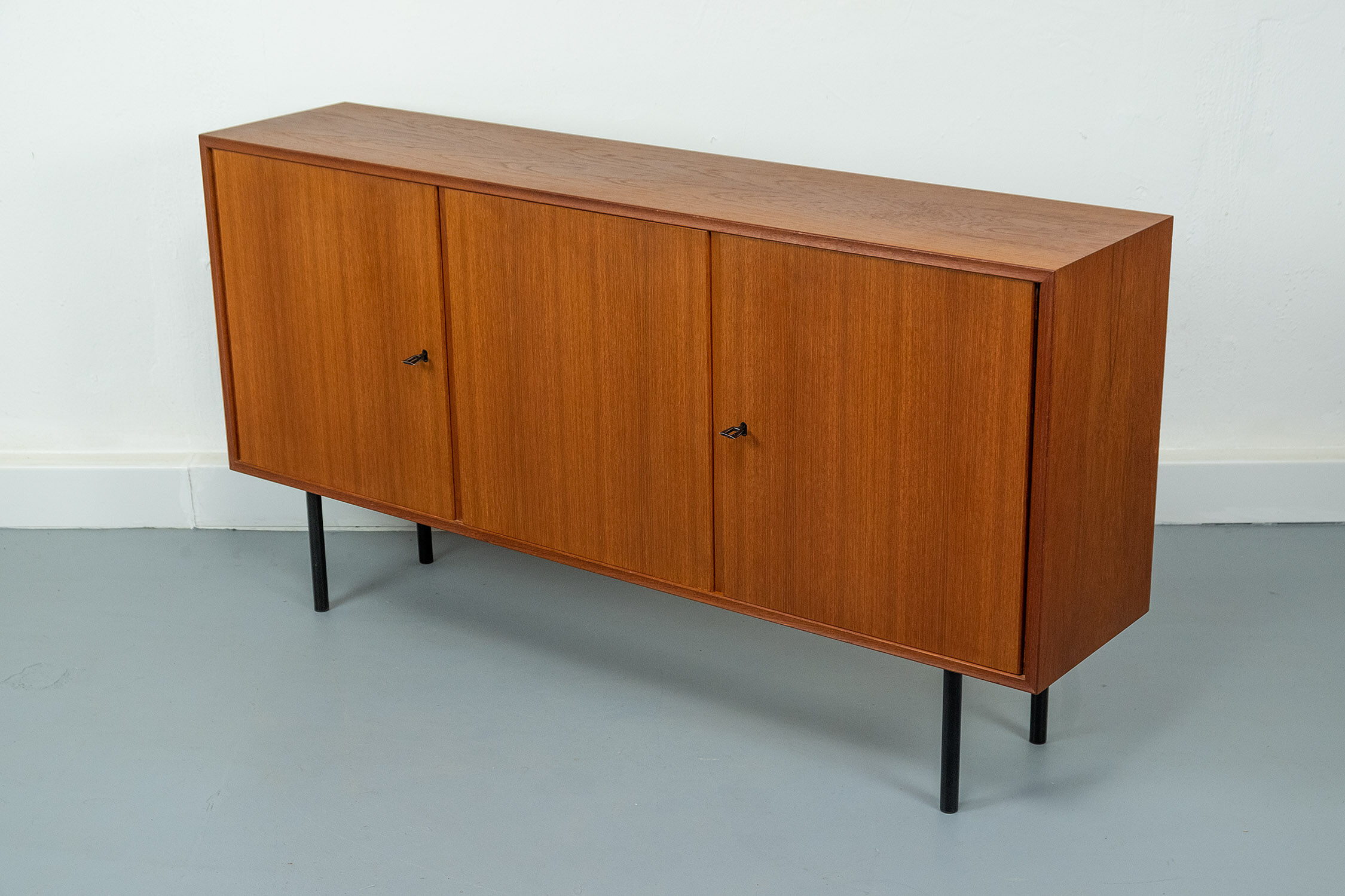 Vintage Sideboard in Teak by Heinrich Riestenpatt, 1960s