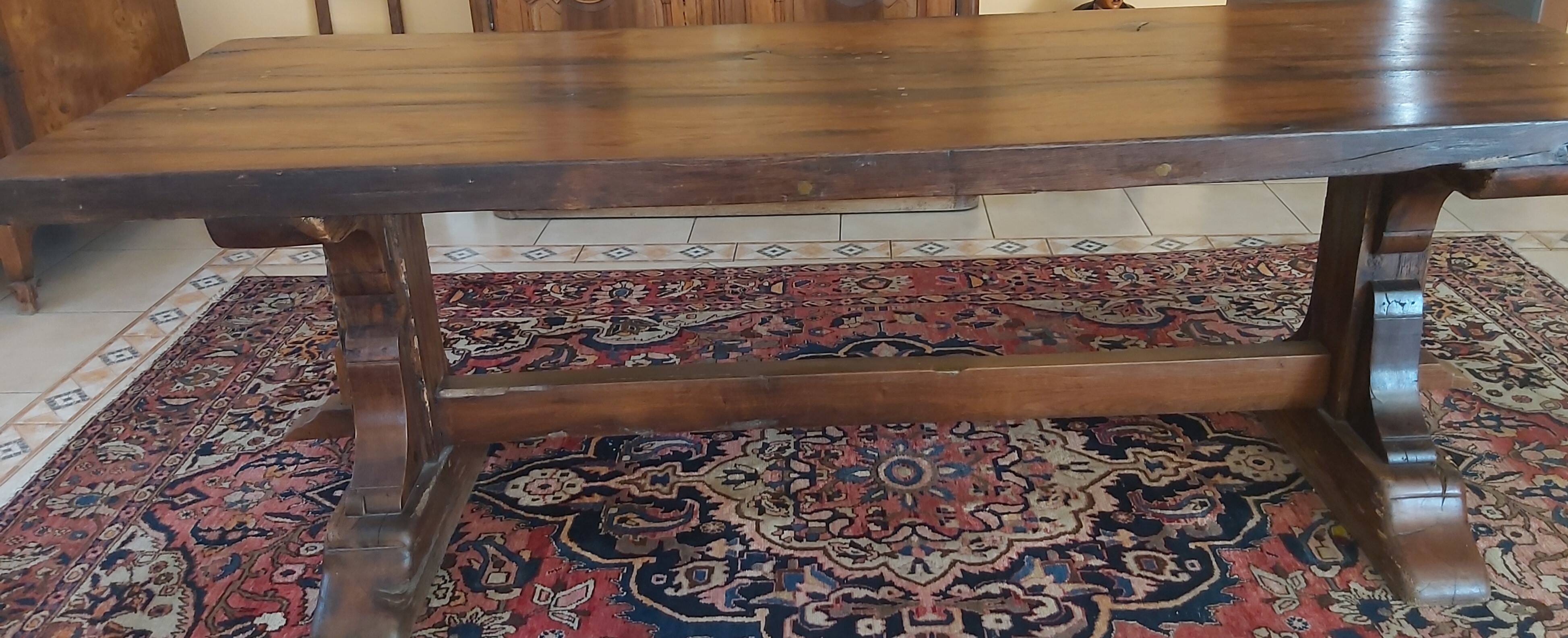 Monastery table with extensions