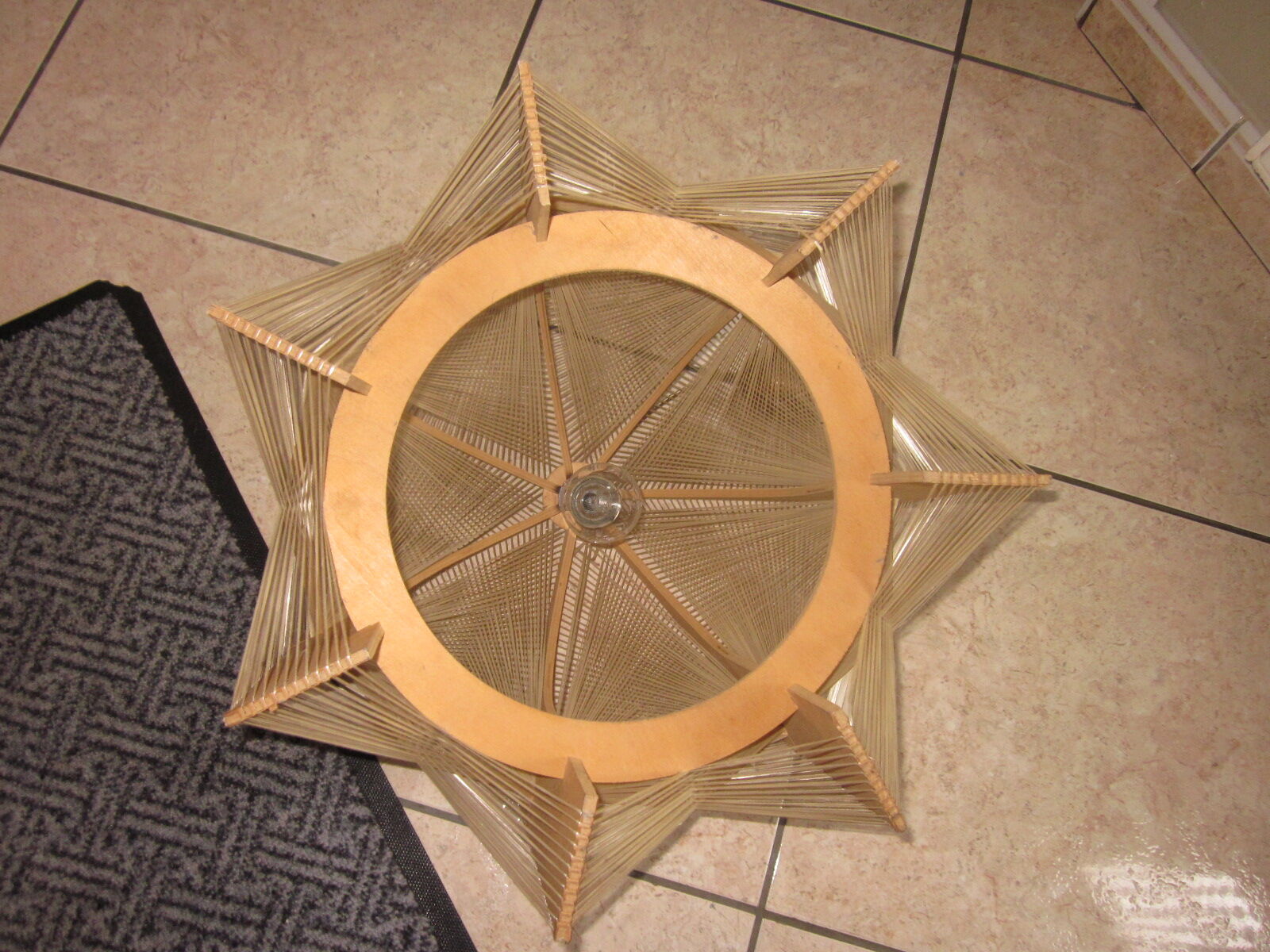 Hanging of wood and son