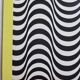 Sérigraphie signée d'après Maurice Tirmarche, Oeuvre d'art optique "Op Art en jaune", 50 x 65 cm