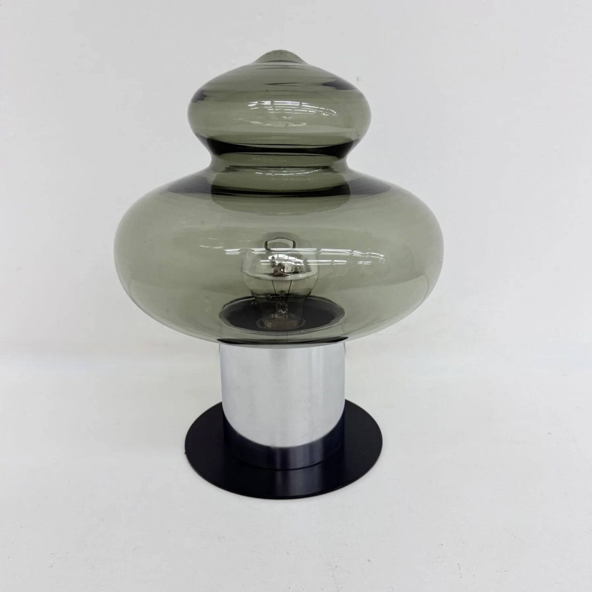 Mid-century Anvia Holland glass table lamp, 1970s