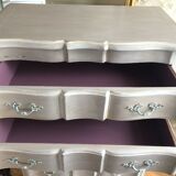 Semainier arbalète de style Louis XV sept tiroirs