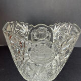 Vintage molded glass vase