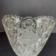 Vase vintage en verre moulé