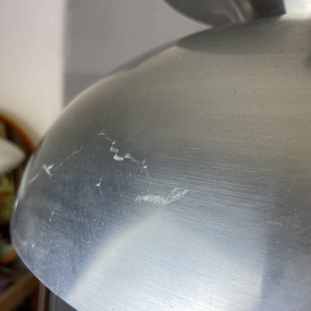 Scandinavian Danish aluminium 4-light hanging lamp