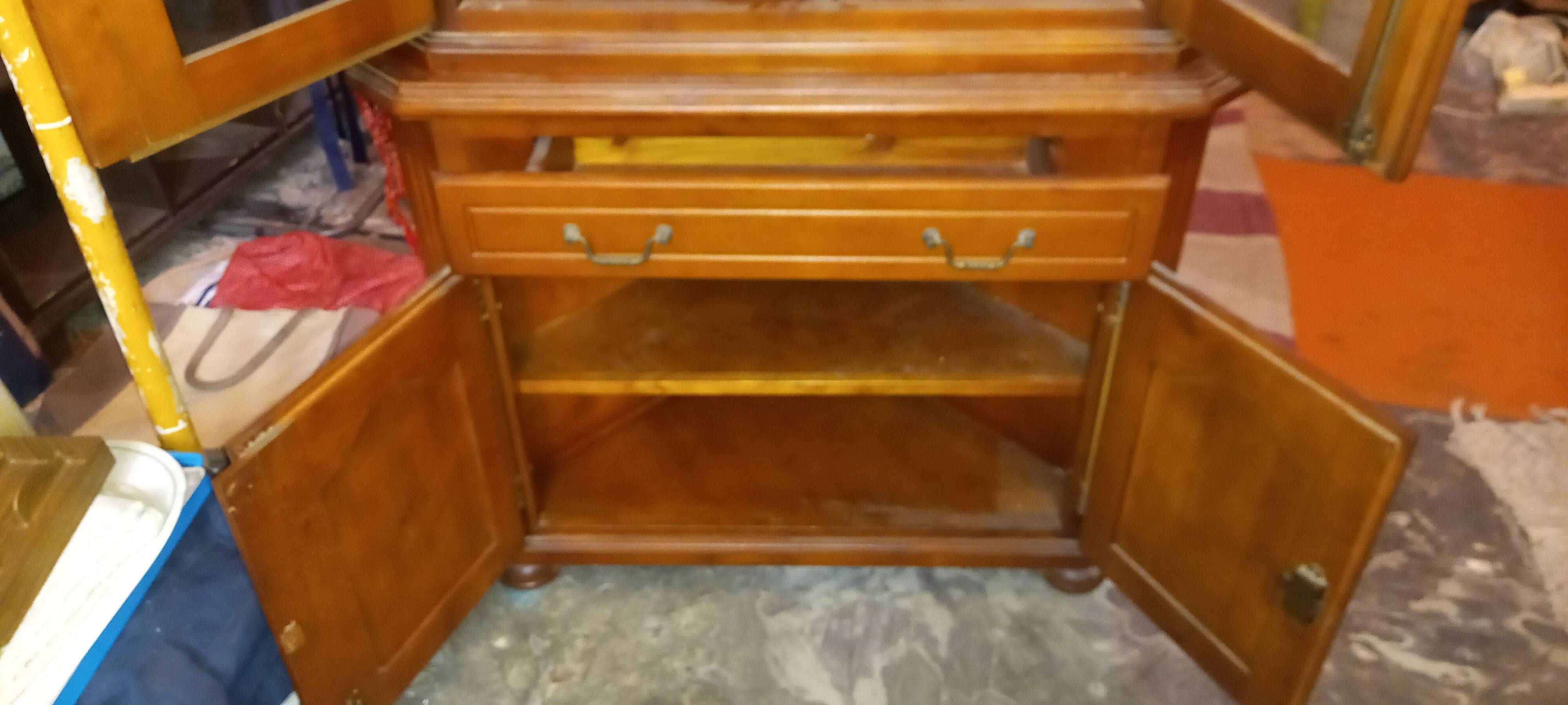 corner sideboard / glass china cabinet