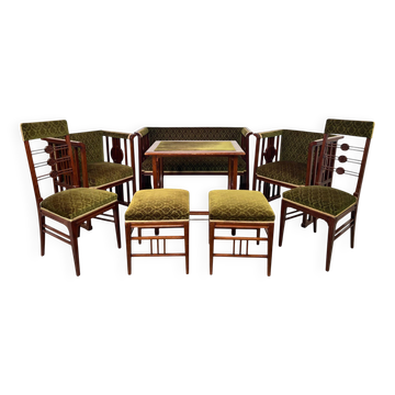 Very rare group of seats from the Vienna Secession.