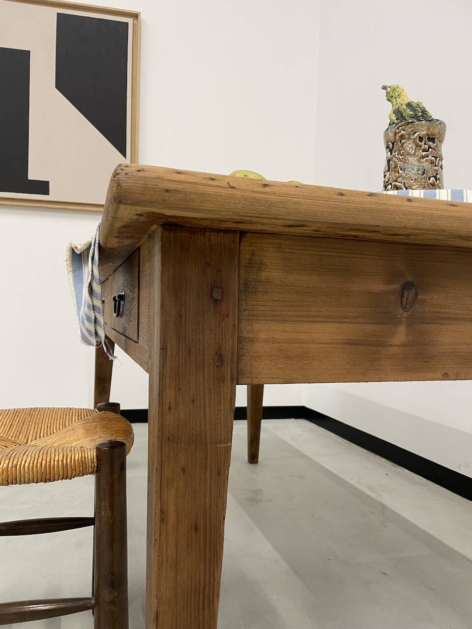 Pine farm table 165 cm