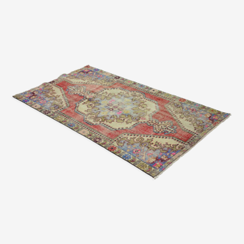 Tapis vintage artisanal d’Anatolie 212 cm x 125 cm