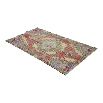 Tapis vintage artisanal d’Anatolie 212 cm x 125 cm