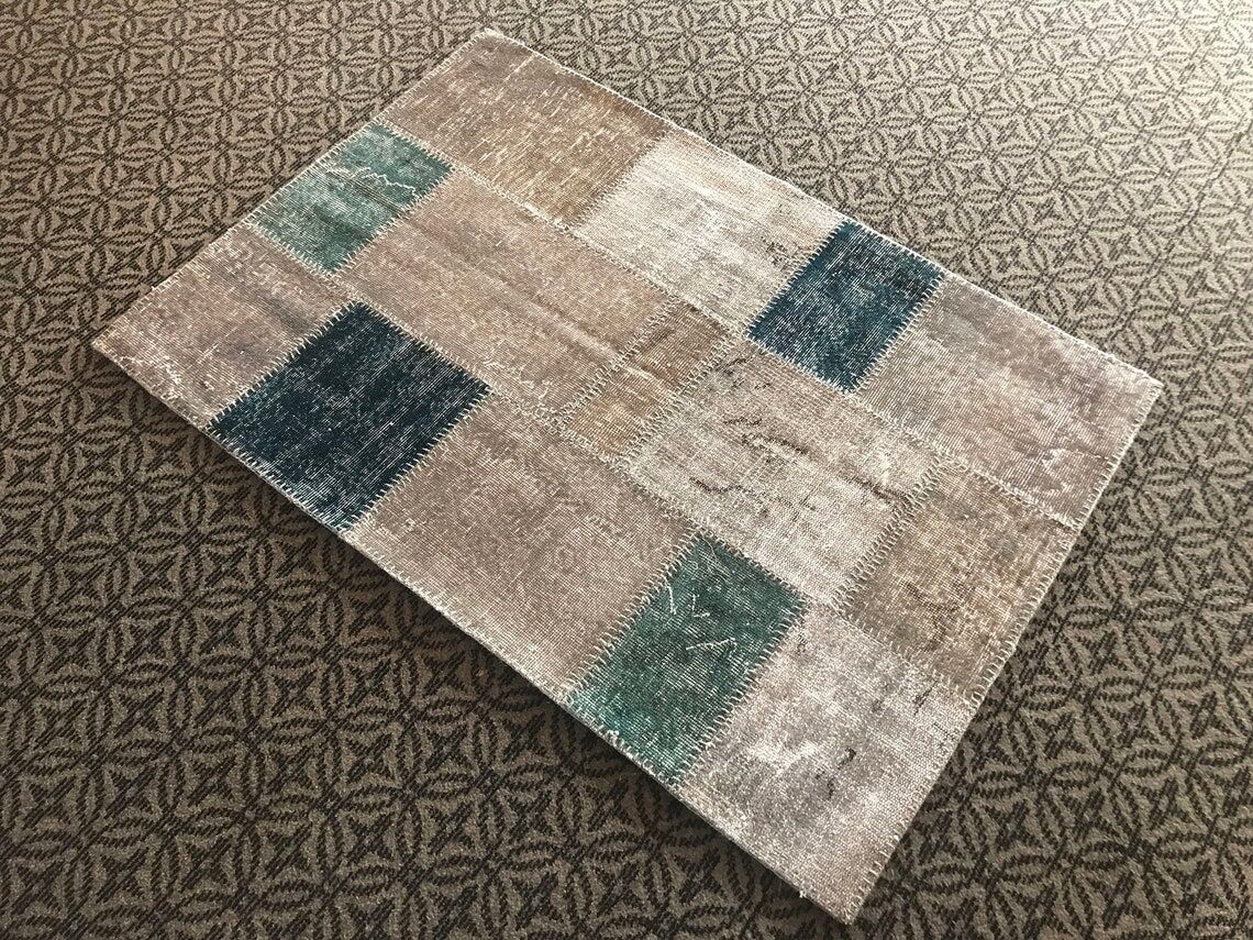Modern turkish patchwork carpet