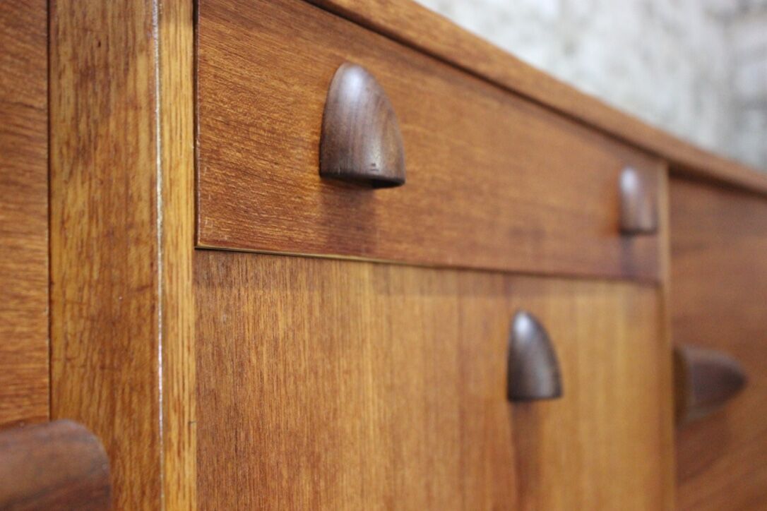 Vintage teak Scandinavian-style sideboard by Jentique