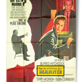 Original old vintage film poster 1964 no spring for marnie alfred hitchcock