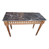 Gilded wood console