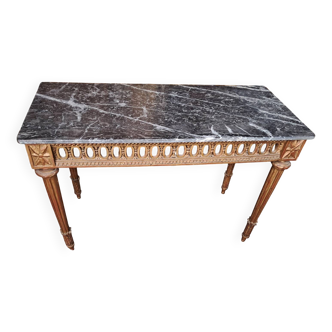 Gilded wood console
