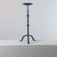 Vintage brutalist table candlestick handmade