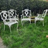 Anciennes chaises jardin