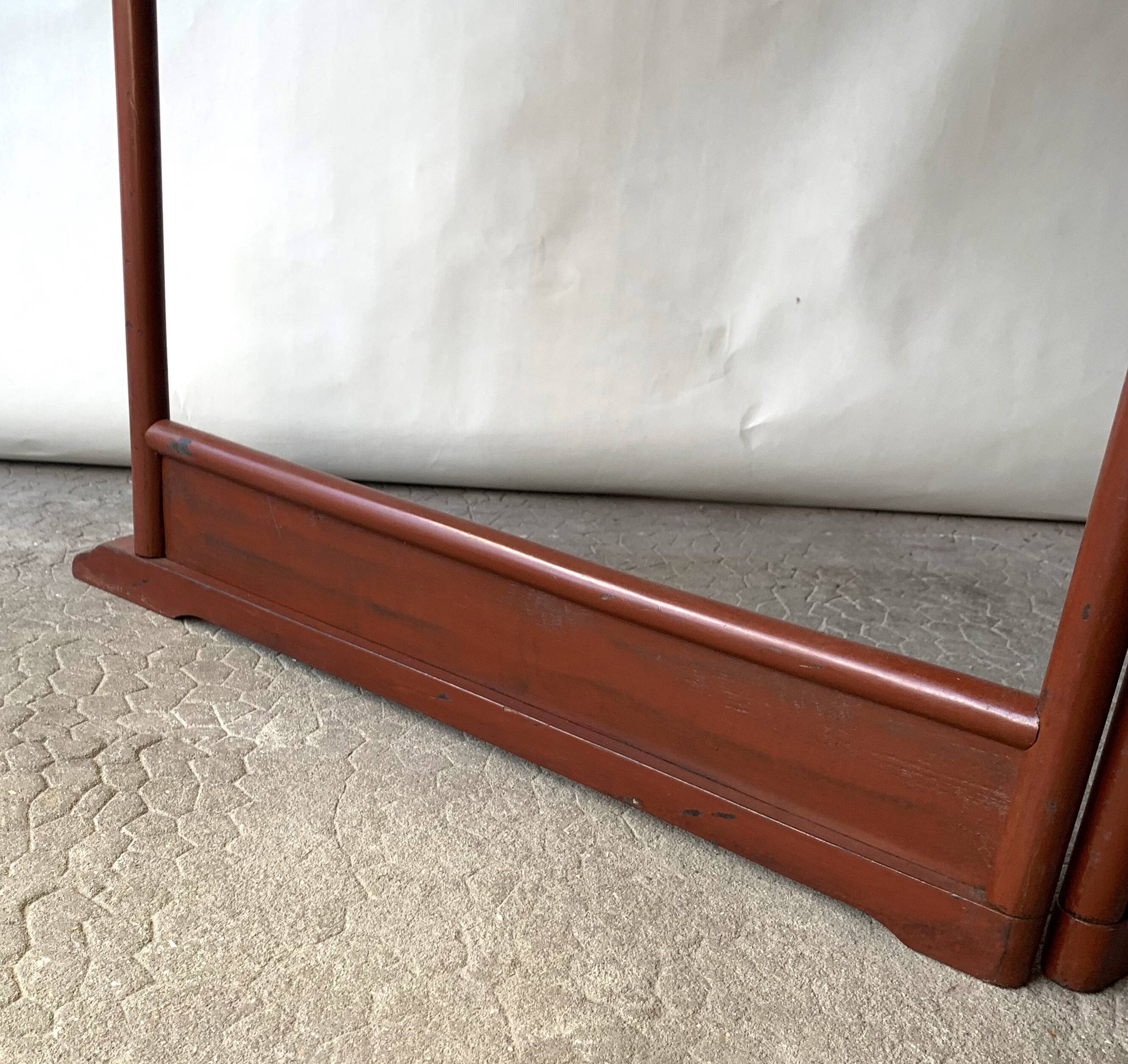 Japanese lacquered clothing holder