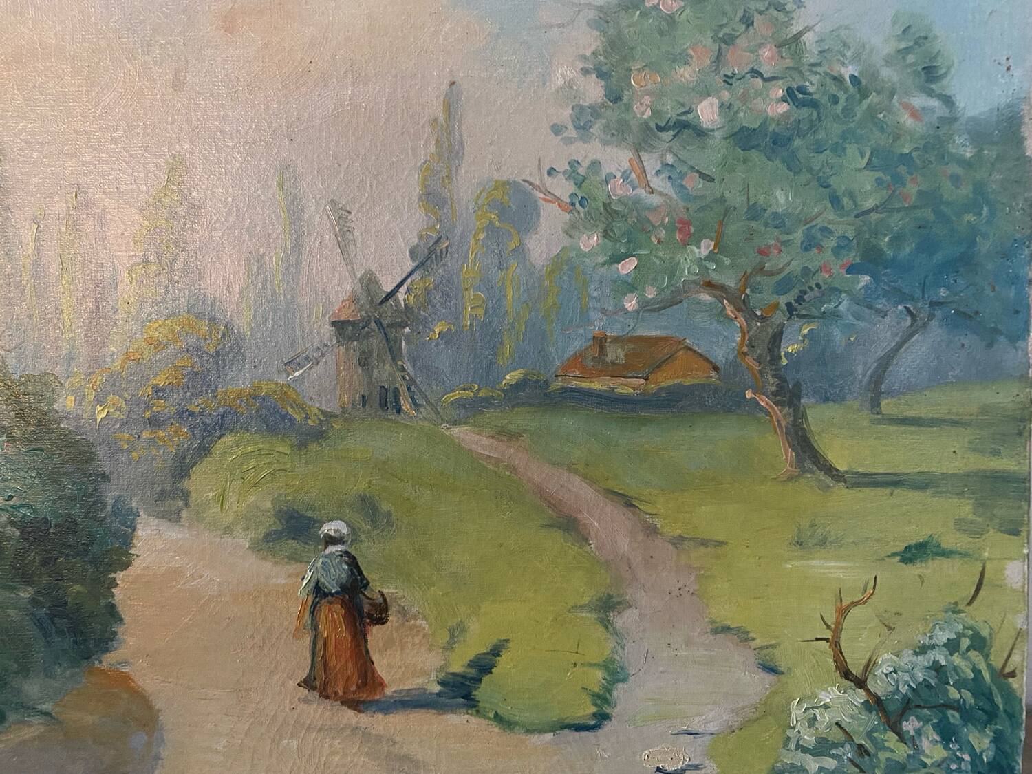 Paris school landscape signed