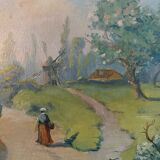 Paris school landscape signed