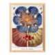 Poster for "Coral Reef Anemones", 1893