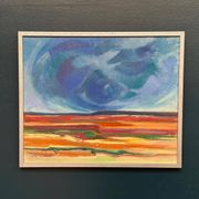 Acrylique sur toile originale – “Ovädersmoln” par Ola Gerhardt