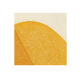 Series of 4 paintings on paper - yellow abstract compositions - signed Eawy