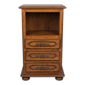 Chevet / table de chevet en chêne – style rustique