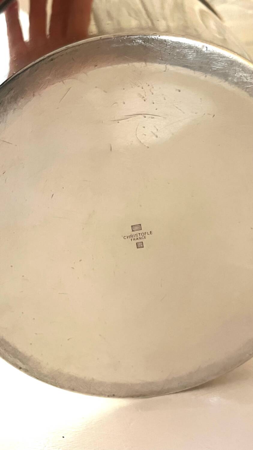 Rare Christofle Silver-Plated Champagne Bucket – Relais Plaza Paris