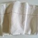 Linen old days embroidered linen sheet