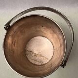 Silver-plated metal ice bucket