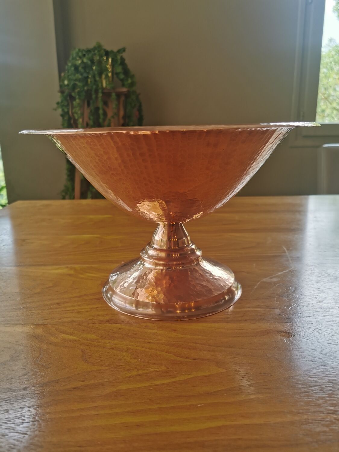 Art deco copper cup