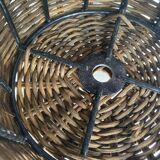 Wicker lampshade