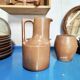 Stoneware carafe Brenne stoneware from France 1960s