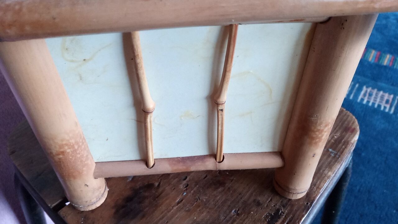 Vintage bamboo suspension