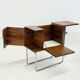 Italian walnut bar cabinet by Cova Milano
