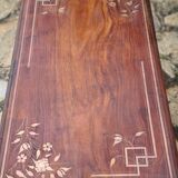 Coffee table in brass marquetry