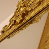 Louis XVI style pedimented mirror