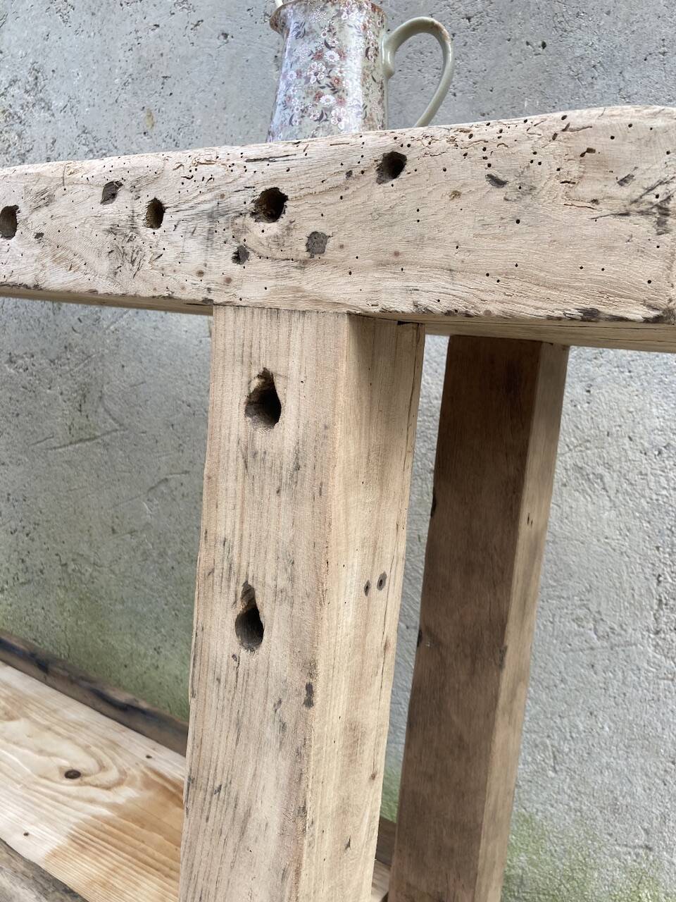 Old small carpenter's workbench