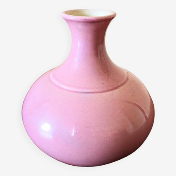 Vase boule céramique rose