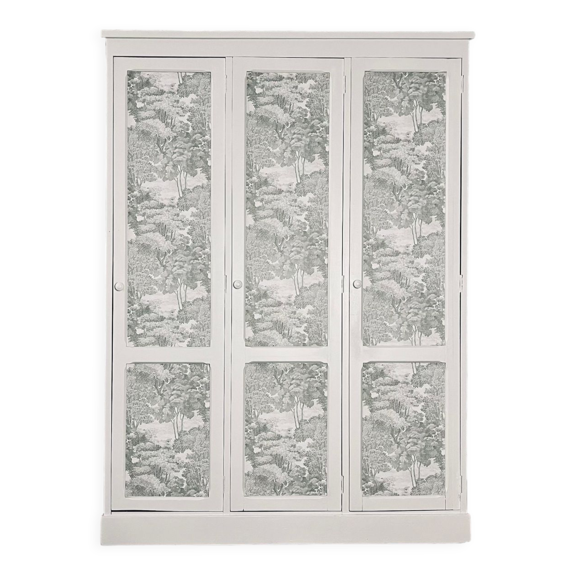 Parisian wardrobe 3 doors upcycled